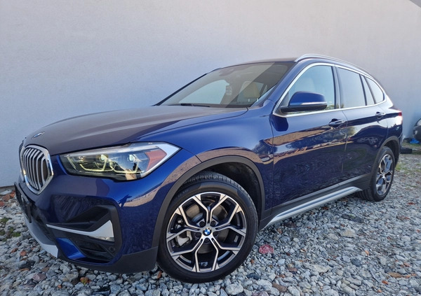 BMW X1 cena 124107 przebieg: 77123, rok produkcji 2020 z Jedlicze małe 277